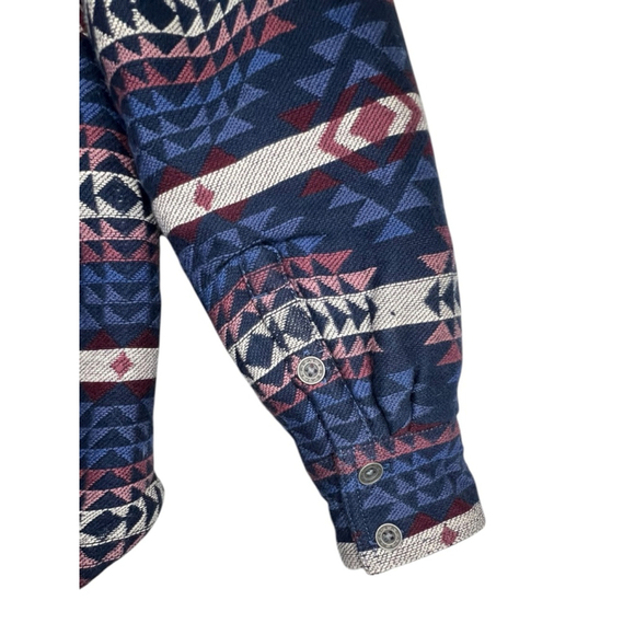 Ariat Real Boho Southwestern Aztec Ranch Style Button Up Winter Coat - Picture 4 of 7